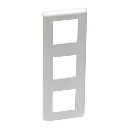 Рамка Legrand Mosaic Алюминий 3х2-модульная вертикальная 079323