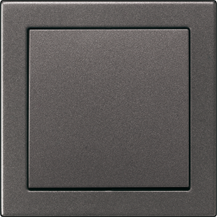 Рамка Jung LS Design Черный 1 пост LSD981SW