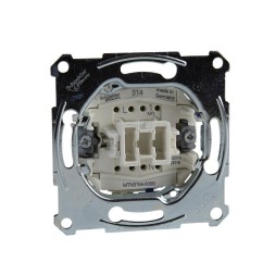Механизм Merten M-серия 1-полюсной кнопки Выключателя, 10а MTN3154-0000