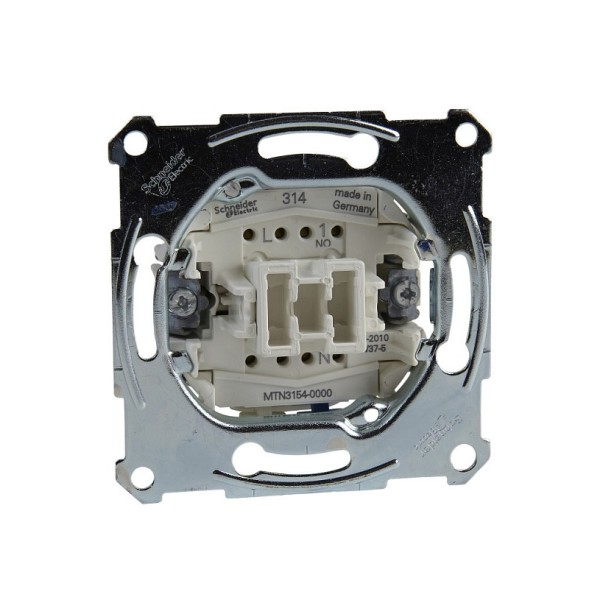 Механизм Merten M-серия 1-полюсной кнопки Выключателя, 10а MTN3154-0000