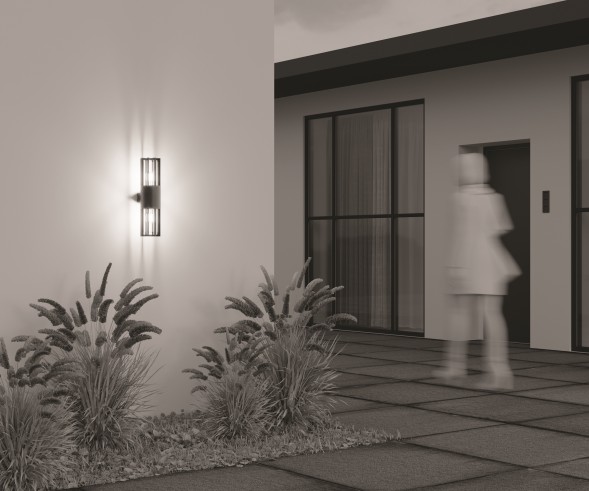 Уличный настенный светильник Outdoor O453WL-02GF