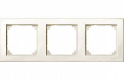 Рамка Merten M-Smart Бежевый 3 поста MTN478344