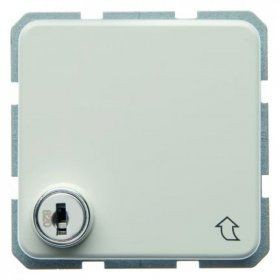 Штепсельная розетка Berker IP44 полярная белизна с блеском SCHUKO с откидной крышкой и замком Влагозащищенный скрытый монтаж 476309