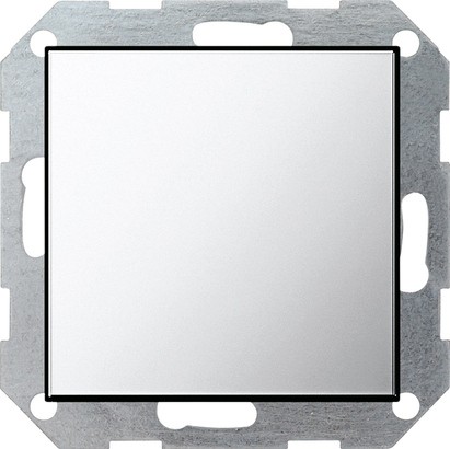 Заглушка Gira Хром с опорной платой 0268605