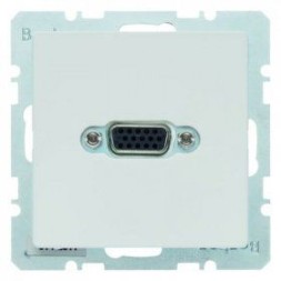 Розетка VGA Berker Q.1 полярная белезна 3315406089