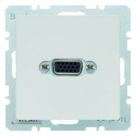 Розетка VGA Berker Q.1 полярная белезна 3315406089