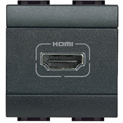 Разъем HDMI Bticino LivingLight Air Антрацит L4284