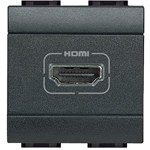 Разъем HDMI Bticino LivingLight Air Антрацит L4284
