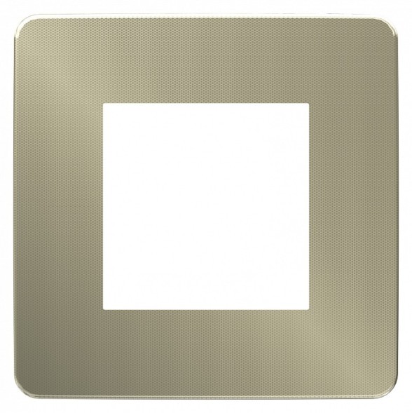 Рамка Schneider Electric Unica Studio Metal Бронза / Антрацит 1 пост NU280252