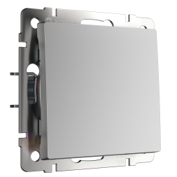 W1110006/ Выключатель одноклавишный (серебряный) W1110006