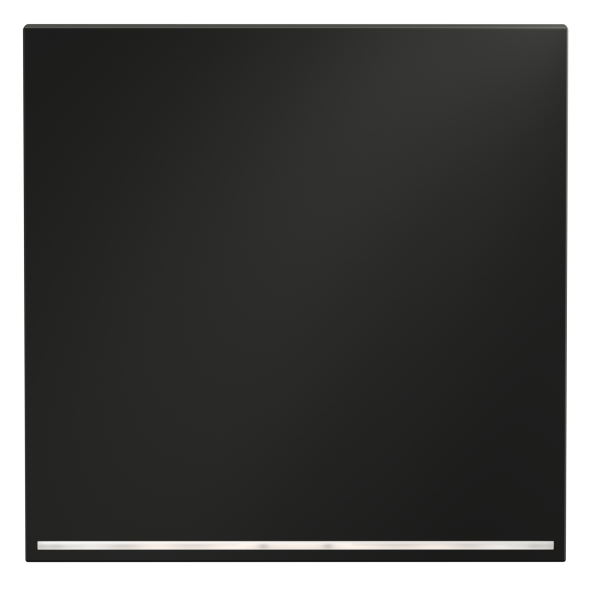 Клавиша для выключателя/переключателя одноклавишного с подсветкой, S70 (графит)