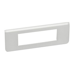 Рамка Legrand Mosaic Алюминий 6-модульная 079316