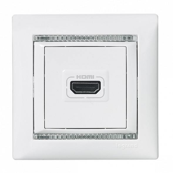 Розетка HDMI Legrand Valena Белый 770085