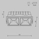 Встраиваемый светильник Technical DL043-02-10W3K-SQ-W