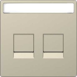 Центральная накладка Merten D-Life сахара для 2-х модульных разъемов MTN4564-6033