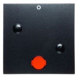 Прикручивающаяся клавиша Berker B.7 антрацит, матовыйс красной линзой и надписью &quot;0&quot; 15771606