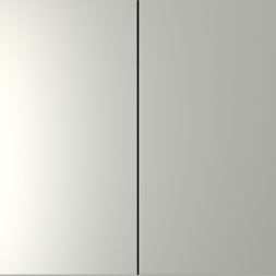 Выключатель с самовозвратом встраиваемый VOLTUM S70 двухклавишный 10А, (сталь)