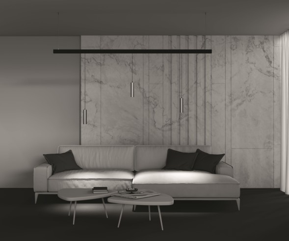 Трековый подвесной светильник Technical TR041-2-12W3K-BBS