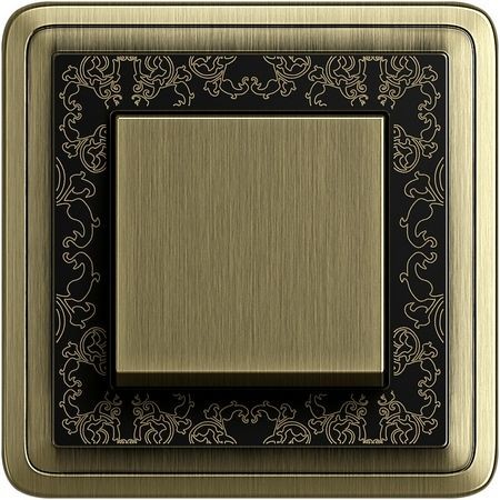 Рамка Gira Classix Art Бронза / Черный 1-постовая 0211662