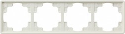 Рамка Gira S-color Белый 4 поста 021440