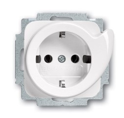 Розетка ABB Reflex SI альпийский белый SCHUKO 16А 250В с выталкивателем вилки 2CKA002011A2605 20 EUCDR-214