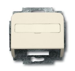 Плата центральная (корпус) ABB Busch-Duro 2000 SI слоновая кость с суппортом для коммуникационных разъёмов и цоколей DCS от 1850 EB до 1876 EB 2CKA001724A1002 1758-212