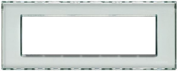 Рамка Bticino LivingLight Квадрат Kristall 7 модулей LND4807KR