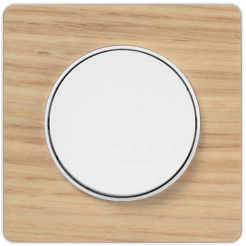 Рамка Schneider Electric Odace Ольха / Белый 1-постовая S52P802N