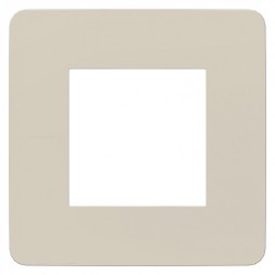 Рамка Schneider Electric Unica Studio Color Шампань / Белый 1 пост NU280224