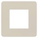 Рамка Schneider Electric Unica Studio Color Шампань / Белый 1 пост NU280224