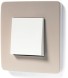 Рамка Schneider Electric Unica Studio Color Шампань / Белый 1 пост NU280224