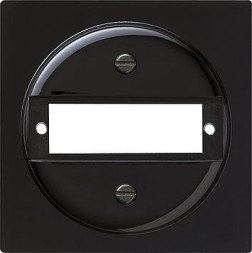 Накладка Gira S-color Черный для штепсельных разъемов D-subminiature 027847