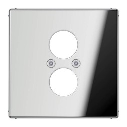 Крышка Jung LS серия хром для компьютерной розетки GCR2962-2