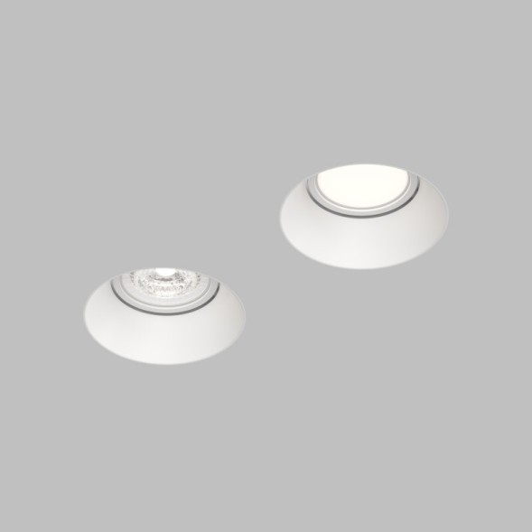 Встраиваемый светильник под шпатлевку SPOT HIDE, до 15 Вт LED, GU10, IP20, алюминий, белый