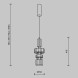 Подвесной светильник Maytoni MOD253PL-L18BS3K3