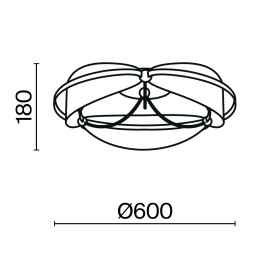 Потолочный светильник Maytoni MOD281CL-L45BS3K