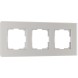 Рамка из стекла на 3 поста Senso дымчатый soft-touch Werkel W0033117