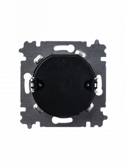 Терморегулятор ABB Levit серебро / дымчатый чёрный с поворотной ручкой 16А 2CHH920003A6070 3292H-A00003 70W