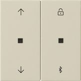 Таймер жалюзи и таймер BT Gira System 3000 Кремовый глянцевый 536701