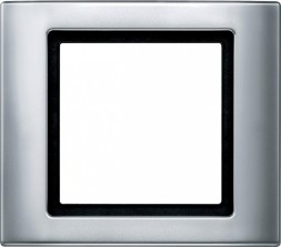 Рамка Merten Aquadesign Алюминий 1 пост MTN400160