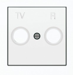 Накладка ABB Sky для TV-R розетки белый 2CLA855000A1101 8550 BL