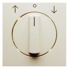 Центральная панель Berker R.1 белый, с блеском с вращающейся ручкой для жалюзийного поворотного выключателя 10808982