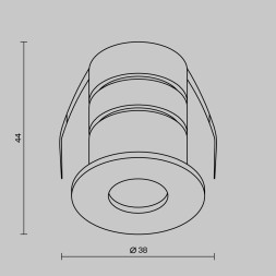 Уличный потолочный светильник Outdoor O511DL-L2W3K