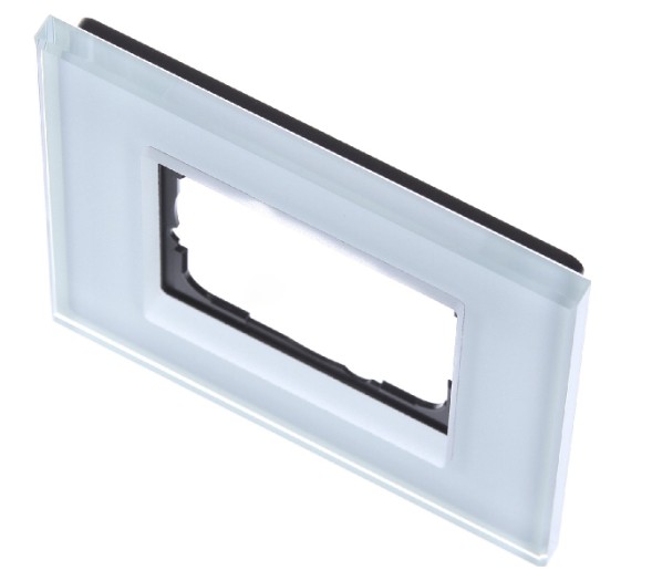 Рамка Gira Esprit Салотовое стекло 1 пост 021118