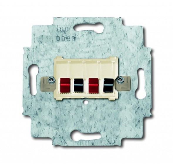 Розетка для громкоговорителя ABB Busch-Jaeger слоновая кость 4 полюса 2CKA000230A0402 0248/02-101
