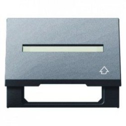 Промежуточная рамка Berker K.1 антрацит матовый с откидной крышкой и полем для надписи 11547106