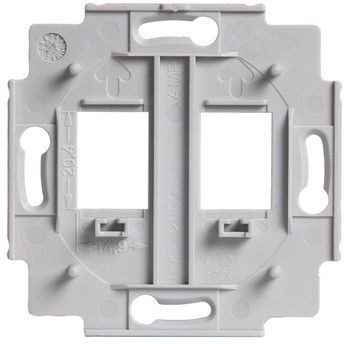 Суппорт ABB Busch-Jaeger для 2хRJ-45 Keystone AMP AB2TKA000600G1 1819.02