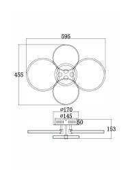 Потолочный светильник Freya FR10018CL-L40W