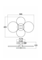 Потолочный светильник Freya FR10018CL-L40W