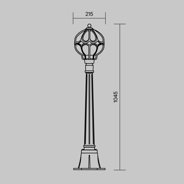 Ландшафтный светильник Outdoor O023FL-01G